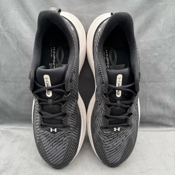 Under Armour HOVR Infinite Pro Men’s 11 Black White Running Shoes Athletic - Picture 11 of 14